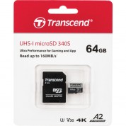 Transcend 64gb 340s Uhs-i Microsdxc Card