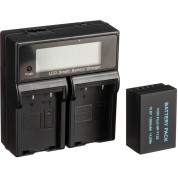 Bescor Npt125 Battery & Dual Bay Charger For Fujifilm Cameras