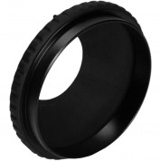 Bright Tangerine Black Hole Mini Rubber Donut 114mm Matte Box