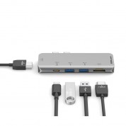 Ezquest Dual Usb-c 5-in-1 Hub | Compact Multi-port Adapter