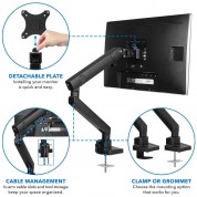 Mount-it! Single Monitor Desk Mount