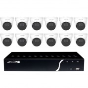 Speco Zipn16t4 16-channel Nvr 4tb Hdd 12 Cameras