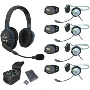 Eartec Ultralite Wireless Dect Intercom System 4 Headsets