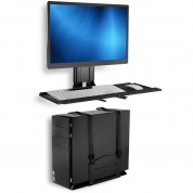 Monitor Keyboard Wall Mount With Pc Holder - Mount-it!