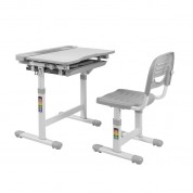 Kids Desk & Chair Set For Ages 3-10 | Mount-it! (gray)