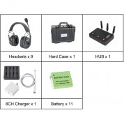 Came-tv Kuminik8 Wireless Dect Intercom System With Headsets