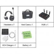 Came-tv Kuminik8 Wireless Dect Intercom System With Headsets