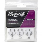 Viviana Dots Soft Foam Lavalier Stickers 30-pack