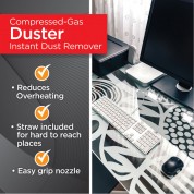 Dust-off Disposable Air Duster 2-pack 17 Oz