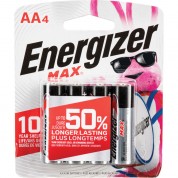 Energizer Max Aa Alkaline Batteries 1.5v 4-pack