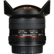 Rokinon 12mm F/2.8 Fisheye Lens For Canon Ef