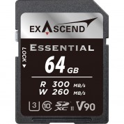 Exascend 64gb Uhs-ii Sdxc Memory Card