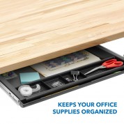 Mount-it! Large Under Desk Pencil Drawer Organizer