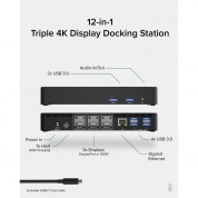 12-in-1 Usb-c Docking Station By Plugable