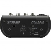 Yamaha Ag03mk2 3-channel Mixer Usb Audio Interface Black