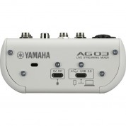 Yamaha Ag03mk2 3-channel Mixer Usb Audio Interface White