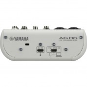 Yamaha Ag06mk2 6-channel Mixer Usb Audio Interface White