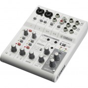 Yamaha Ag06mk2 6-channel Mixer Usb Audio Interface White