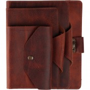 Londo Leather Travel Journal Brown - Compact & Durable