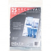 Print File Archival Storage Page For 8 Prints, 25 Pack