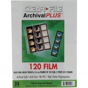 Clearfile Archival Plus Negative Page 6x6cm - 25 Pk