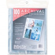 35-10p Archival Storage Pages 100-pack