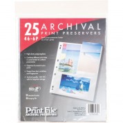 6p Archival Storage Pages For 4x6 Prints (25-pack)