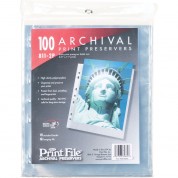 Archival Storage Pages For 2 Prints, 100-pack