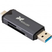 Xcellon Dual Usb 3.2 Gen 1 Card Reader