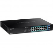 Trendnet Tpe-tg182 16-port Gigabit Poe+ Switch Sfp