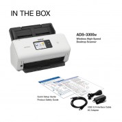 Brother Ads-3300w Wireless Color Scanner For Home & Office