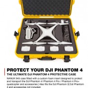 Nanuk 945 Waterproof Hard Case For Dji Phantom 4/3 Pro+