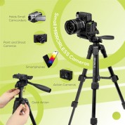 Magnus Mtt-100 Mini Tripod With Smartphone & Gopro Mount