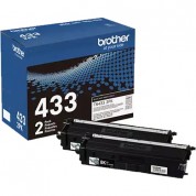 Brother Tn433 Black Toner Cartridge Kit 2-pack