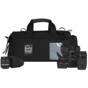 Portabrace Semi-rigid Cargo Case For Canon Xa20 Black