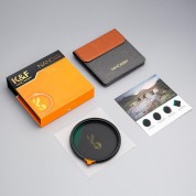 K&f Concept 72mm Black Mist 1/4 Variable Nd Filter Nd2-nd32