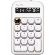 Azio Izo Number Pad Calculator White Blossom