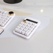 Azio Izo Number Pad Calculator White Blossom