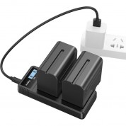 Smallrig Np-f970 Dual-battery Charger Kit