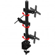 Digital Clamp Pole With Three Vesa Plates