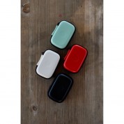 Tula Microphones Leather Case Seafoam | Compact & Stylish