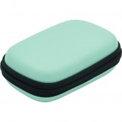 Tula Microphones Leather Case Seafoam | Compact & Stylish