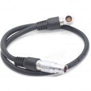 Right-angle To Straight 16-pin Lemo Cable For Red Monitor