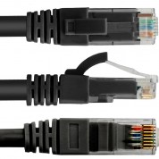 Pearstone Cat 6 Snagless Patch Cable 10ft Black