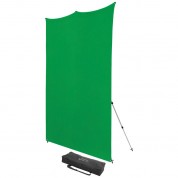 Westcott X-drop Pro Wrinkle-resistant Backdrop 8x8 Chroma-key Green