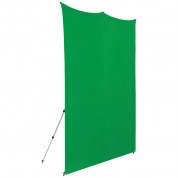 Westcott X-drop Pro Wrinkle-resistant Backdrop 8x8 Chroma-key Green