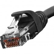 Pearstone Cat 5e Snagless Network Patch Cable 3' Black