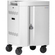 Bretford Cube Cart Mini Pre-wired 24 Devices Arctic White