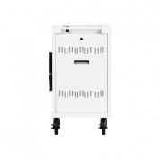 Bretford Cube Cart Mini Pre-wired 24 Devices Arctic White