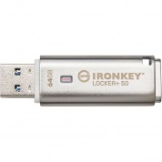 Kingston 64gb Ironkey Locker+ 50 Usb Type-a Flash Drive